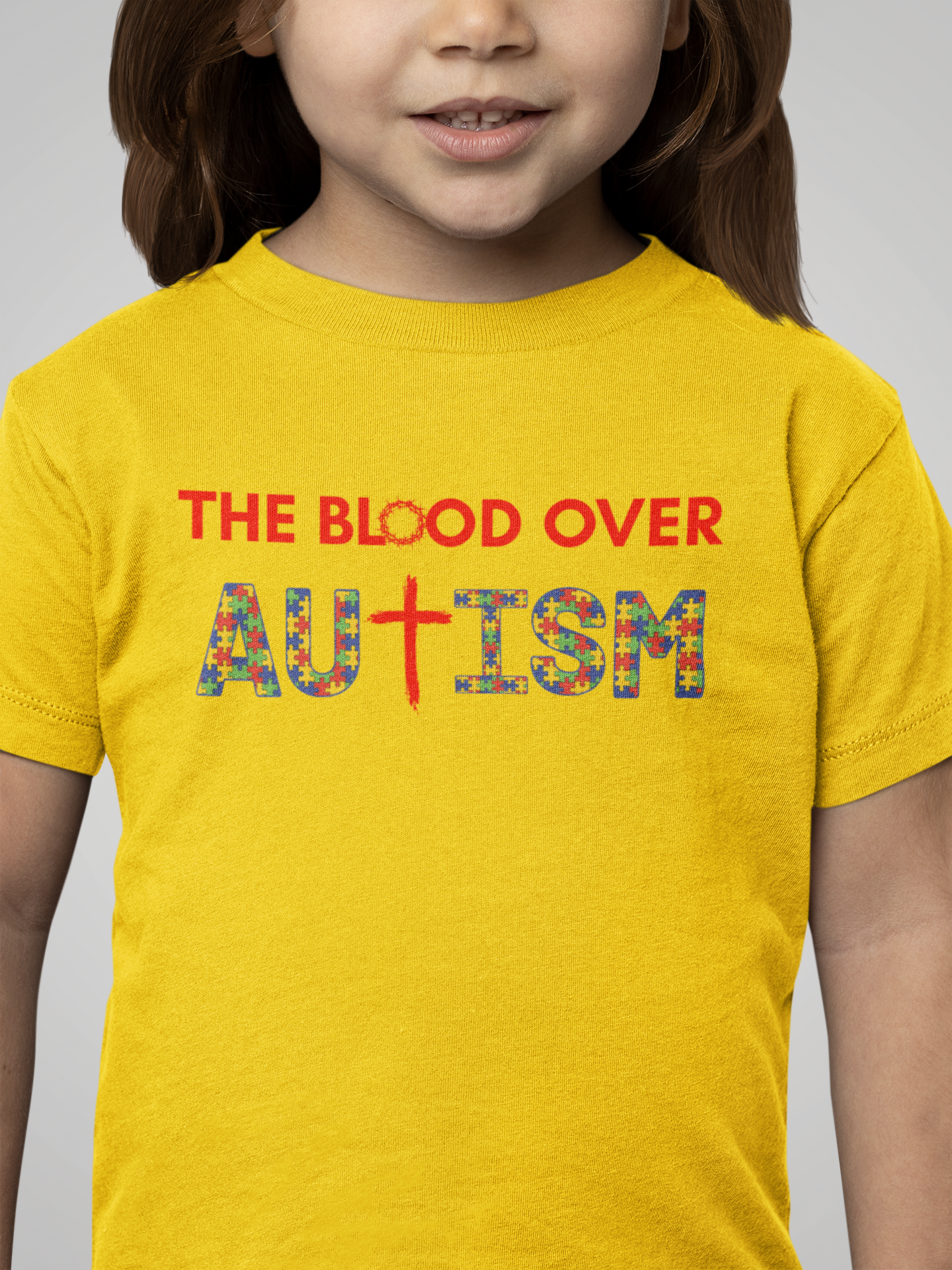 The Blood Over Autism Puzzle Piece T-Shirt