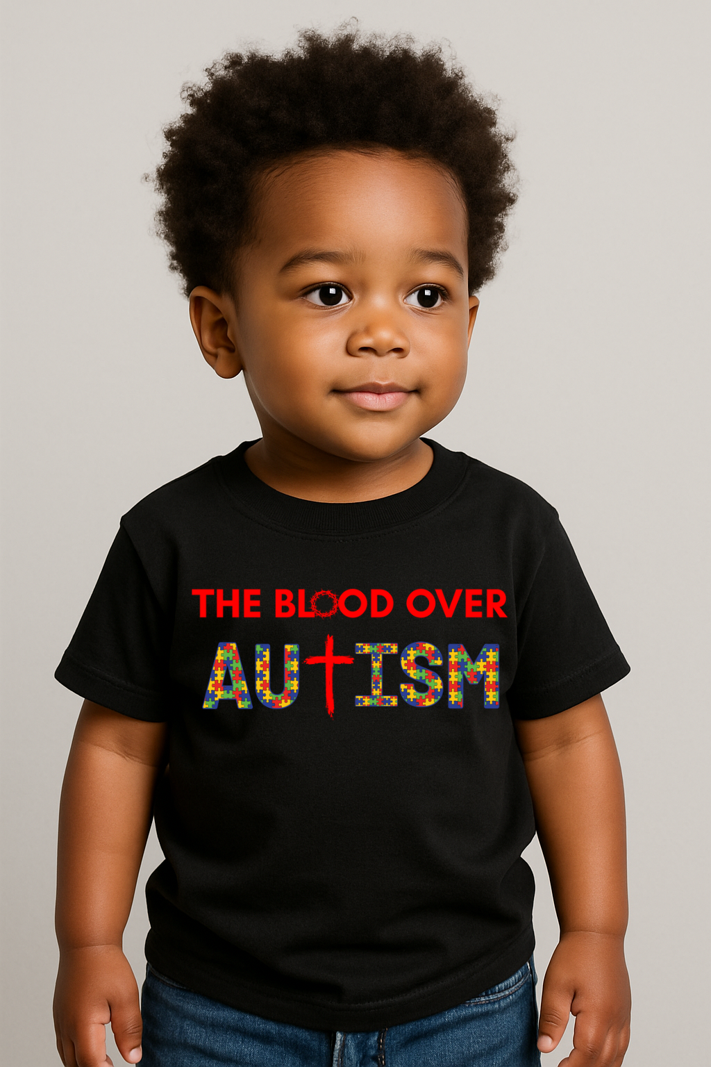 The Blood Over Autism™ Puzzle Piece T-Shirt